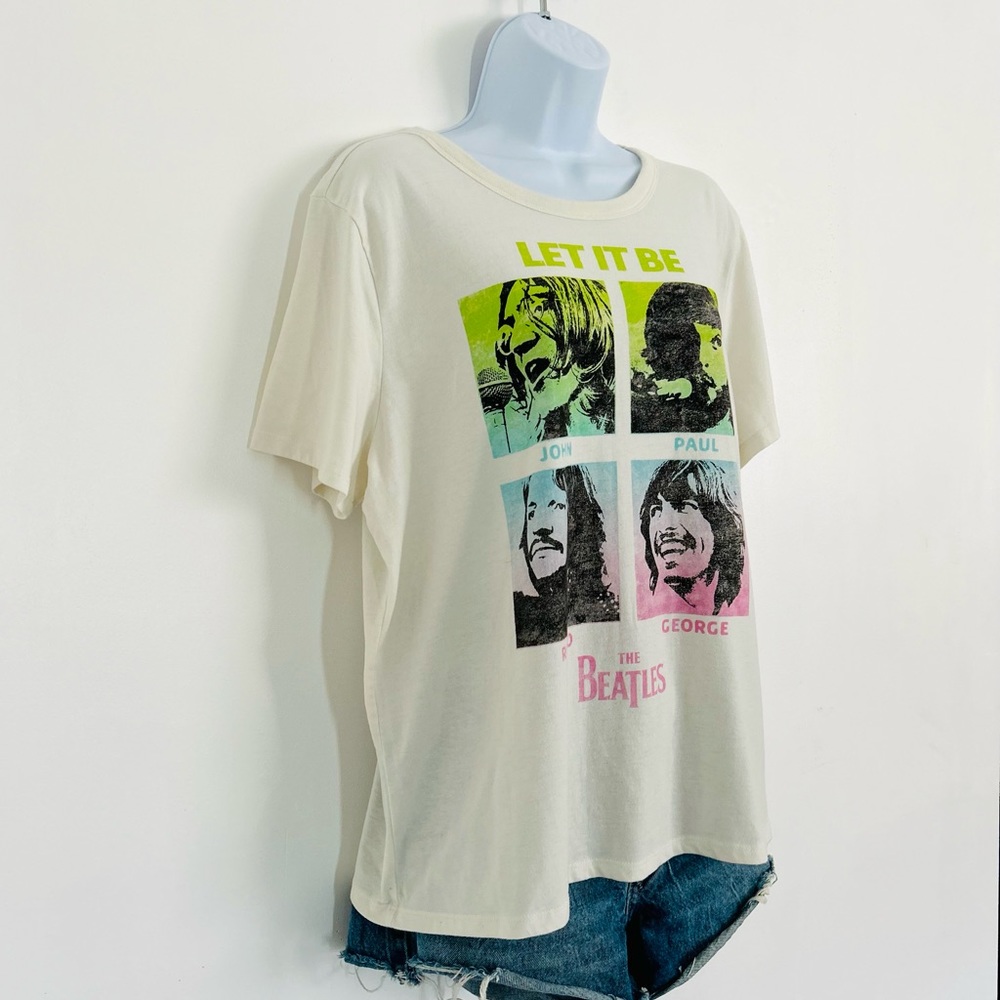 “Let It Be” - Beatles T-Shirt Cream - Size - XXL - Picture 2 of 6